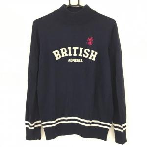 美品】ジャックバニー×ドラえもん セーター ネイビー 袖ライン ウール