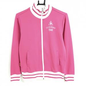 PEARLY GATES（パーリーゲイツ） ジャケットブルゾン ピンク×白 ハーフ