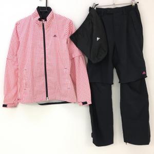 PUMA（プーマ） レインウェア(2WAYジャケット×パンツ) ピンク 袖着脱可
