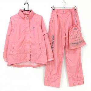 PUMA（プーマ） レインウェア(2WAYジャケット×パンツ) ピンク 袖着脱可
