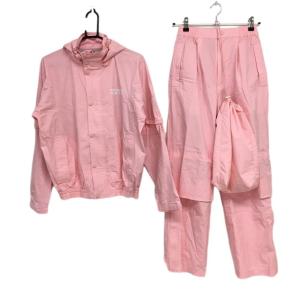 PUMA（プーマ） レインウェア(2WAYジャケット×パンツ) ピンク 袖着脱可