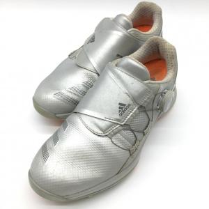 adidas（アディダス） 【美品】アディダス ゴルフシューズ グレー×白