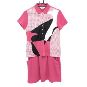 キャロウェイ 4WAYレインワンピース レッド×白 袖・フード着脱可 キャロウェイ 4WAYレインワンピース レッド×白 袖・フード着脱可
