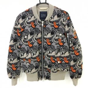 パーリーゲイツ 4WAYリバーシブル中綿ジャケット ネイビー×白 パーリーゲイツ 4WAYリバーシブル中綿ジャケット ネイビー×白