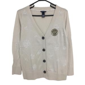 St ANDREWS 【超美品】セントアンドリュース ニットカーディガン 黒×白