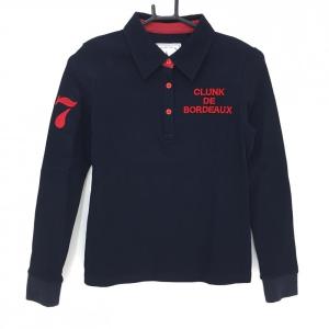 23区GOLF 23区ゴルフ 長袖ポロシャツ レッド 表微起毛 アクリル混