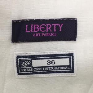 ゾーイ×LIBERTY パンツ 白×ブルー 総...の詳細画像3
