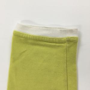 アダバット 長袖ハイネックシャツ イエロー×白...の詳細画像5