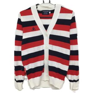 St ANDREWS 【超美品】セントアンドリュース ニットカーディガン 黒×白