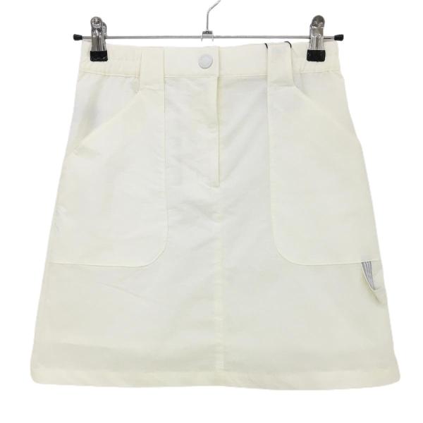 23区ゴルフ スカート アイボリー サッカー生地 ストレッチ レディース 0(S) ゴルフウェア 2...
