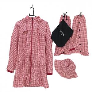 PUMA（プーマ） レインウェア(2WAYジャケット×パンツ) ピンク 袖着脱可