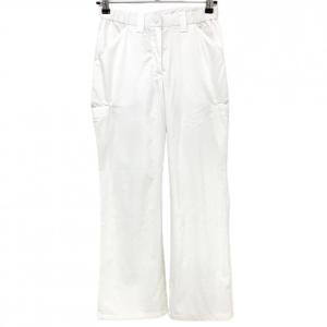 カッターアンドバック パンツ 白 ヒップ刺しゅう メッシュ裏地 薄手 レディース M ゴルフウェア CUTTER＆BUCK