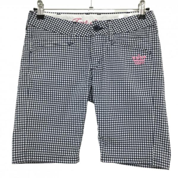 ティーエムティークラシック ハーフパンツ ネイビー×白 ギンガムチェック PROTOTYPE レディ...