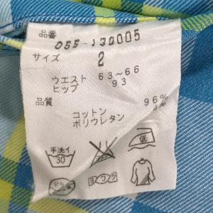 パーリーゲイツ 半端丈パンツ ライトブルー×イ...の詳細画像4