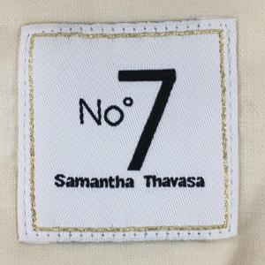 サマンサタバサNo7 スカート ベージュ×白 ...の詳細画像3