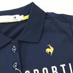 【新品】ルコックゴルフ 半袖ポロシャツ ネイビ...の詳細画像2
