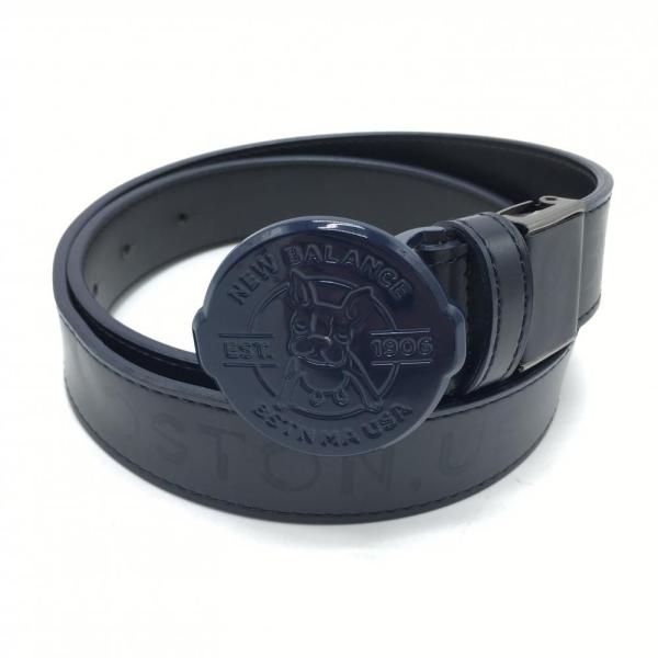 【美品】ニューバランスゴルフ トップ式ベルト ネイビー ボストンテリア レディース  ゴルフウェア ...