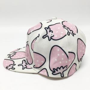 パーリーゲイツ フラットキャップ 白×ピンク ...の詳細画像1