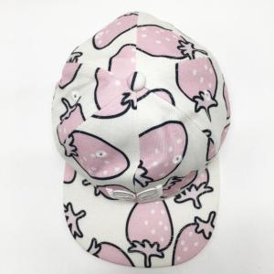パーリーゲイツ フラットキャップ 白×ピンク ...の詳細画像4