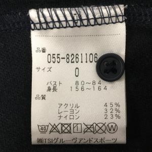 パーリーゲイツ 長袖ポロシャツ ネイビー×白 ...の詳細画像4