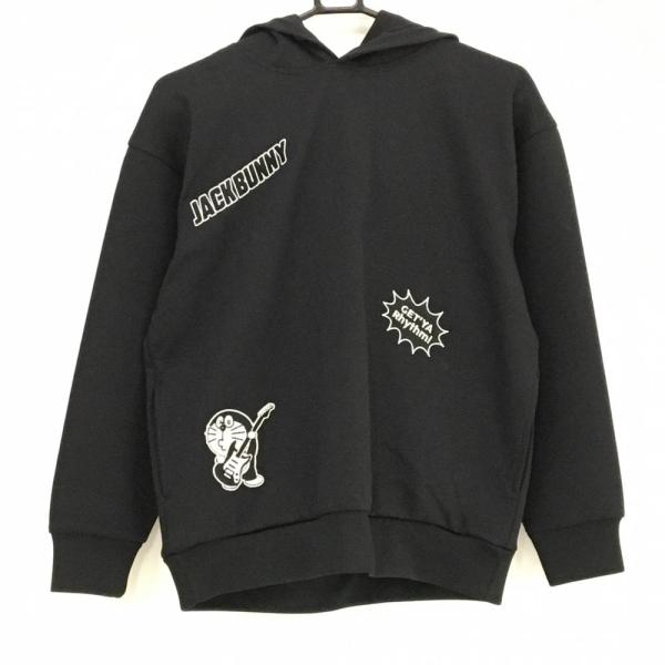 【新品】ジャックバニー×ドラえもん パーカー 黒 Rock'nドラえもん レディース 1(M) ゴル...