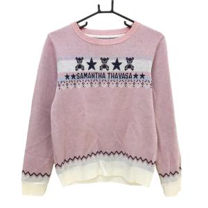 サマンサタバサUNDER25 セーター ピンク×...の商品画像