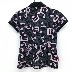【超美品】ルコックゴルフ 半袖ポロシャツ 黒×...の詳細画像1
