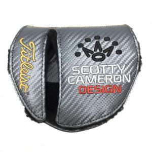 【超美品】スコッティキャメロン×タイトリスト パターカバー グレー MILLED PUTTERS マレット型 ゴルフ Scotty Cameron
