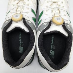 【美品】ニューバランス ゴルフシューズ 白×グ...の詳細画像3