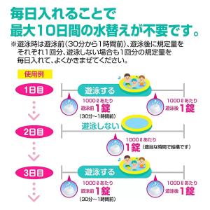 ジアラスター プール水清澄剤 タブレット 15...の詳細画像3