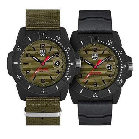 特別価格Luminox ネイビーシール3600シリーズ 腕時計 グリーン ブラックダイヤル ウェビン...