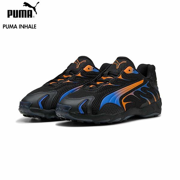 PUMA プーマ 401560 PUMA  ユニセックス インへイル スニーカー BLACK-ORA...