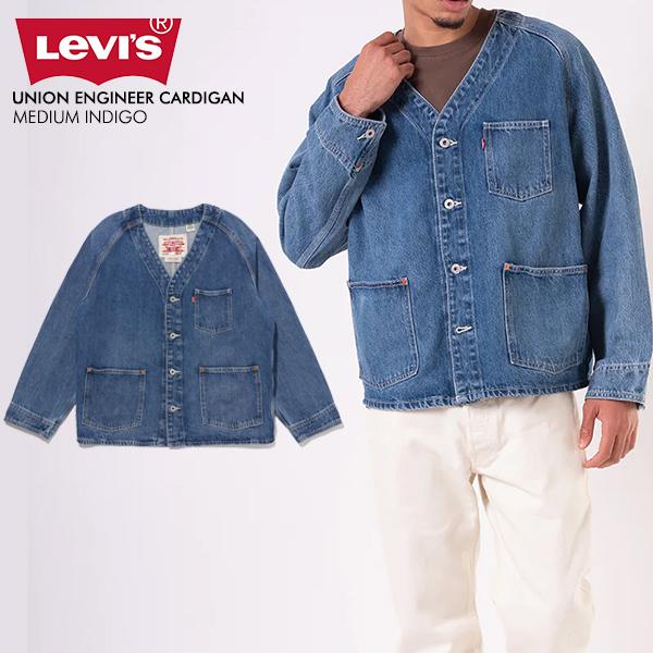 Levi's リーバイス A7139-0000 UNION ENGINEER カーディガン ミディア...