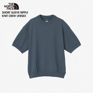 ［2026最新モデル］THENORTHFACE NT12644 ショートスリーブリップルニットクルー ユニセックス