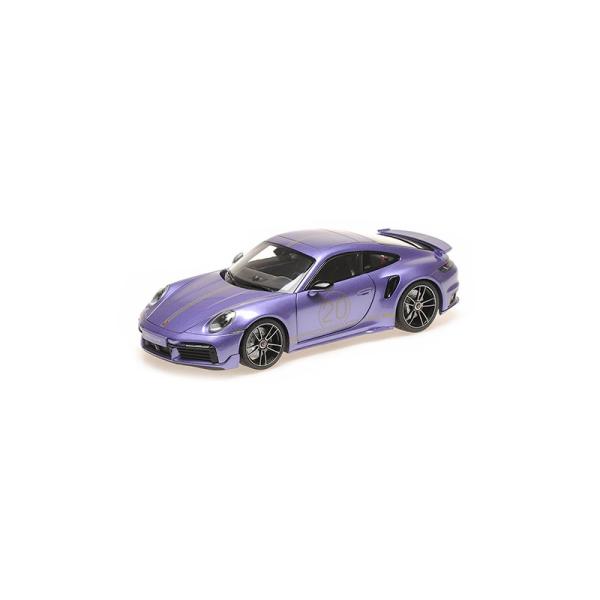 ミニチャンプス 1/18 ポルシェ 911 992 ターボS クーペ 2021 パープルメタリック ...