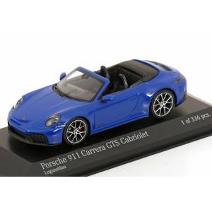 ミニチャンプス 1/43 ポルシェ 911 992 カレラ GTS カブリオレ 2025 ブルー 3...