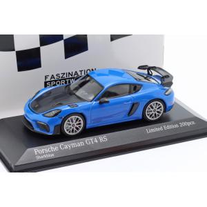 ミニチャンプス 1/18 ポルシェ 911 992 カレラ 4S 2019 ブルー