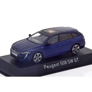 ノレブ 1/43 プジョー 308 SW GT 2020 ヴァーティゴブルー 完成品