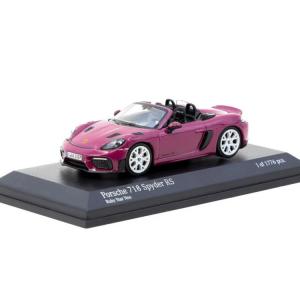 ミニチャンプス 1/64 ポルシェ 718 982 スパイダー RS 2023 ルビースター Min...