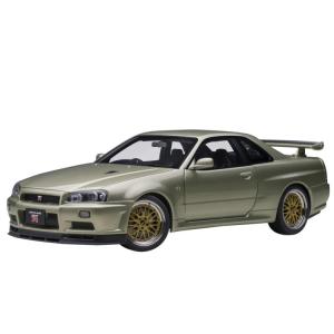 オートアート 1/18 日産 スカイライン GT-R (R34) Vスペック II ニュル BBS ...