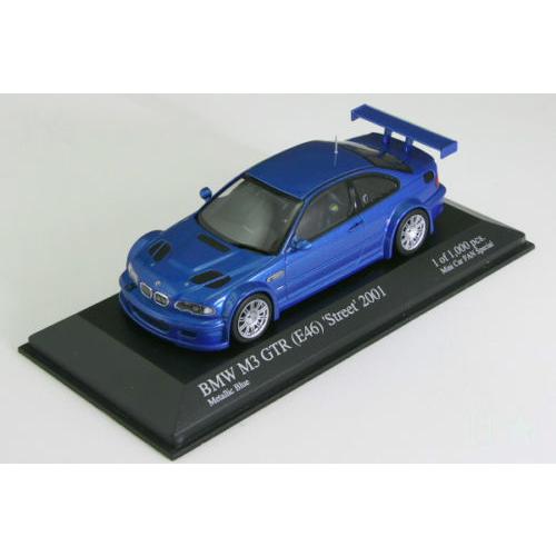 \ミニチャンプス 1/43 BMW M3 E46 ストリート 2001 メタリックブルー PMA ミ...