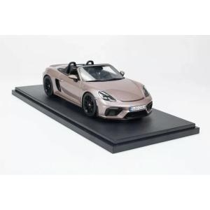 GTスピリット 1/18 ポルシェ 718 スパイダー 982 フローズンベリーメタリック GT S...