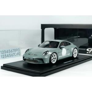 GTスピリット 1/18 ポルシェ 911 992 S/T グレー ディスプレイケース付き GT S...