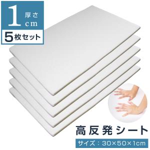 高反発シート 1cm 5枚セット 枕 まくら 高さ調整 高反発 低め 高め 肩こり いびき