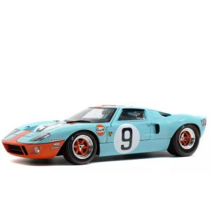 ソリド 1/18 フォード GT40 ガルフ #9 優勝 ル・マン24時間 1968 開閉 Soli...