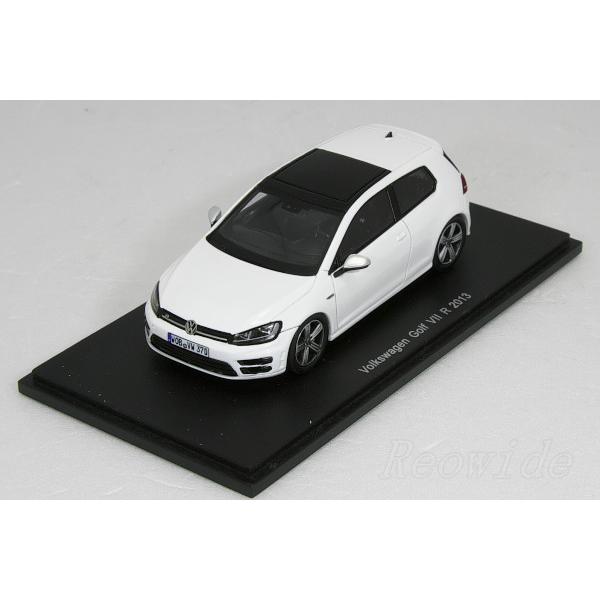スパーク 1/43 VW ゴルフ R 7 ホワイト 2013