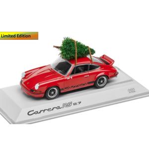 スパーク 1/43 ポルシェ 911 カレラ RS 2.7 クリスマスツリー付き レッド 2022台...