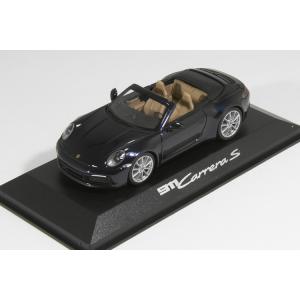 ミニチャンプス 1/43 ポルシェ 911 992 カレラ S カブリオレ 2019 ブルー