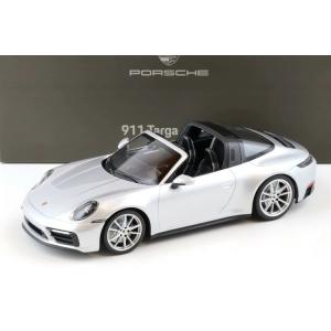 ミニチャンプス 1/18 ポルシェ911 992 タルガ4 GTS 2021 GT シルバーメタリッ...