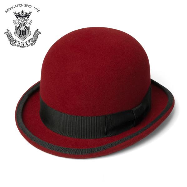 エドハット EDHAT ボーラーハット 日本製 ウール フェルト 帽子 メンズ レディース 山高帽 ...